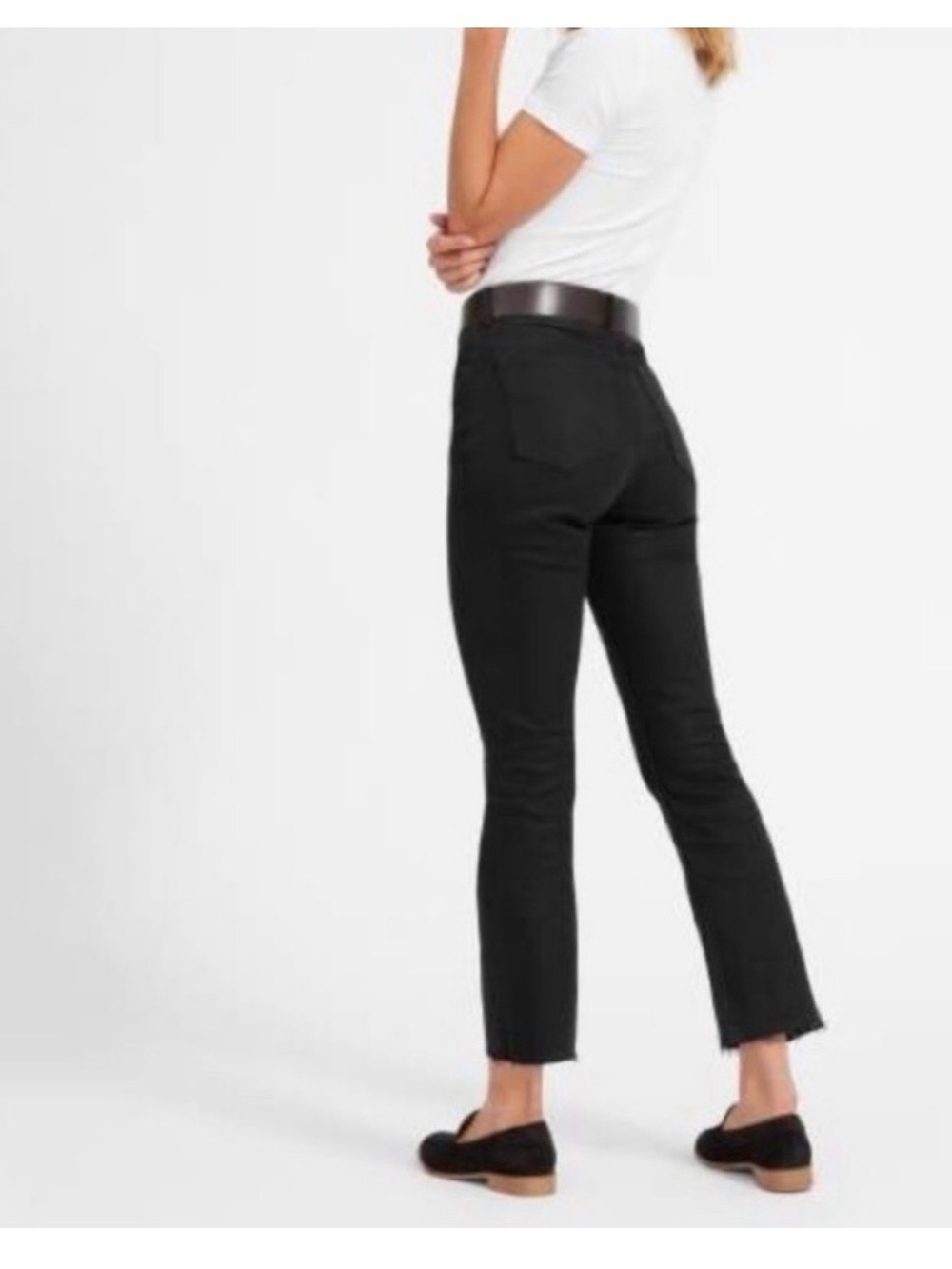Everlane Black Ankle Straight Jeans